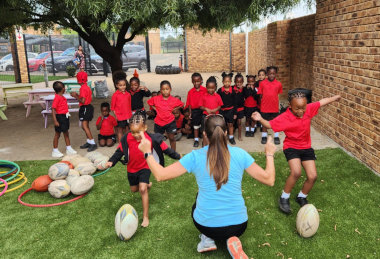 ECD Action Ball programme at Ashbury College Benoni