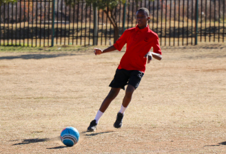 Ashbury Preparatory football on the school fields, Benoni